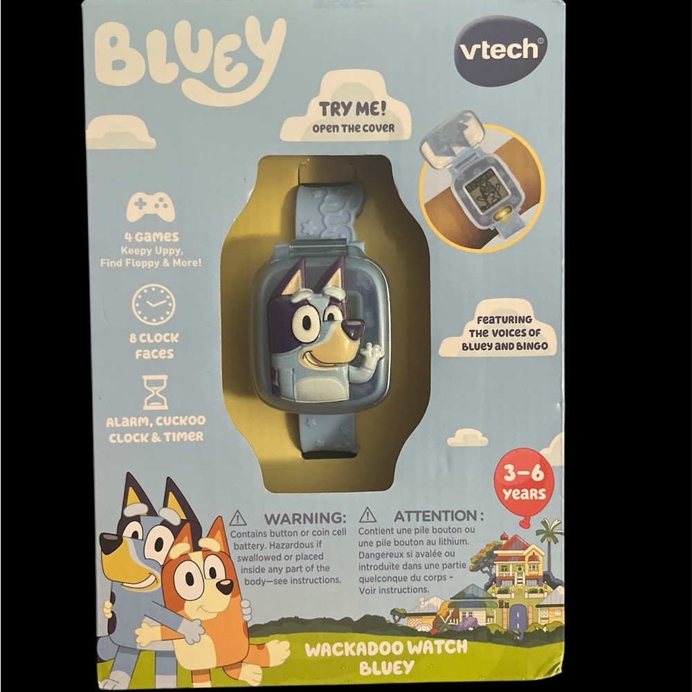 VTech Bluey Wackadoo Watch - Blue